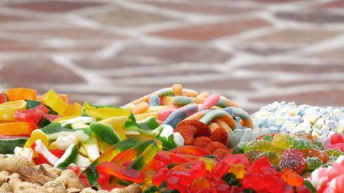 Close-up of multi colored flowers