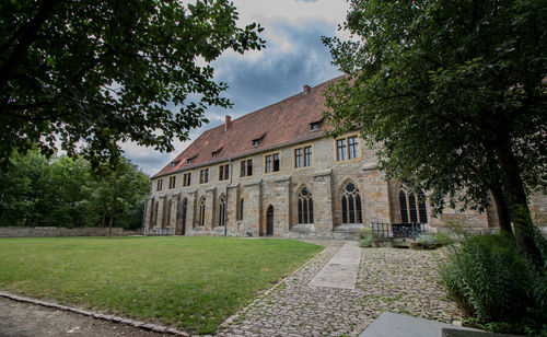 Lawn of church 