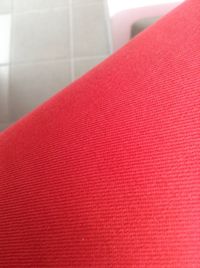 Close-up of red wall