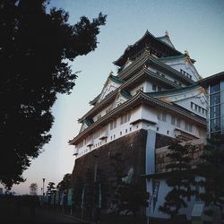 Low angle view of building against sky