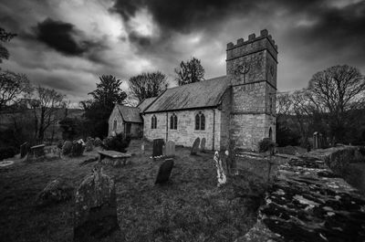 Built structures against sky