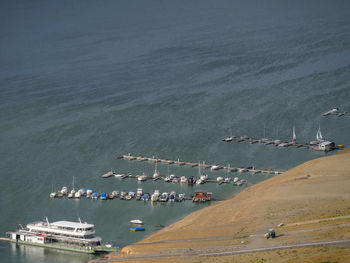 Waldeck castle and the lake edersee