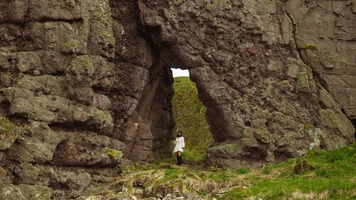 View of rock formations