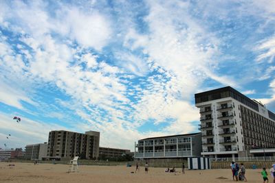 View of playing on beach