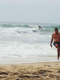 Tourists enjoying on beach