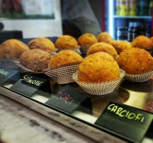 Close-up of food for sale at market stall