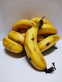 High angle view of fruits on table