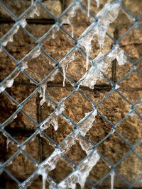 Full frame shot of chainlink fence