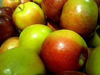 Full frame of red apple