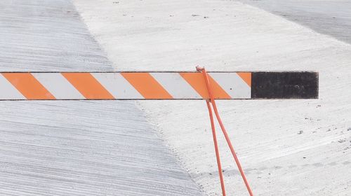 Barricade on road