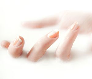 Close-up of hands