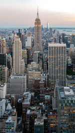 Aerial view of buildings in city