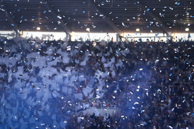 Crowd at music concert