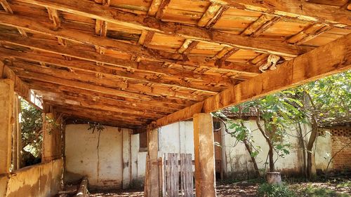 Interior of abandoned home