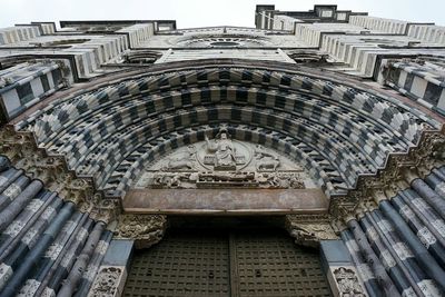 Low angle view of historical building