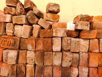 Full frame shot of stone wall