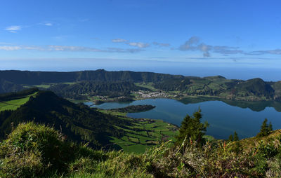 Breathtaking views from the crater rim of sete cidades.