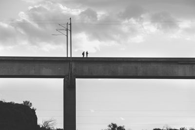 Low angle view of bridge