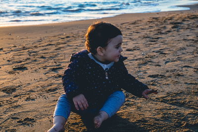 Boy on beach