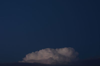 Low angle view of sky at night