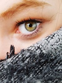 Close-up portrait of human eye