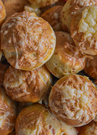 Cheese scones in the bowl