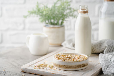 Close-up of food on table