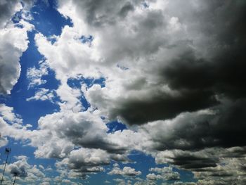 Low angle view of clouds in sky