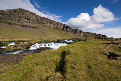 Scenic view of landscape against sky