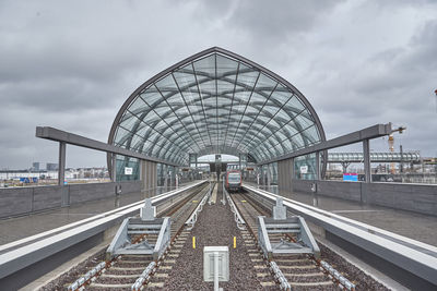 New subway station in hamburg hafen city