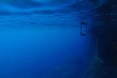 Ladder in water