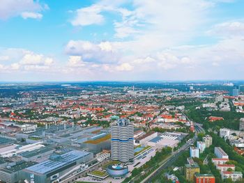 Aerial view of cityscape