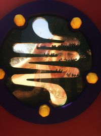 Close-up of object on table