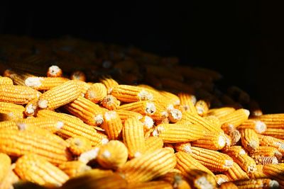 Close-up of sweetcorns for sale