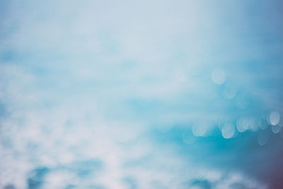 Defocused image of sea