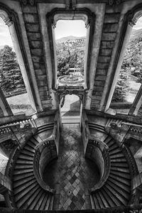 Low angle view of staircase