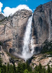 View of waterfall