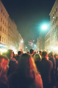 Crowd at music concert