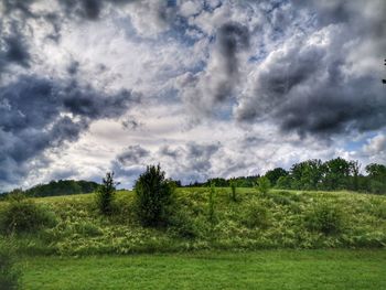 Scenic view of landscape against sky
