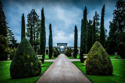 Built structure with trees in background