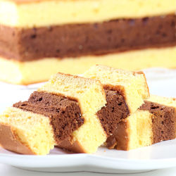 Close-up of cake in plate