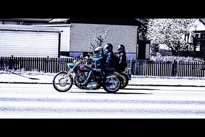 Cars parked in front of building