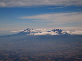 Aerial view of landscape