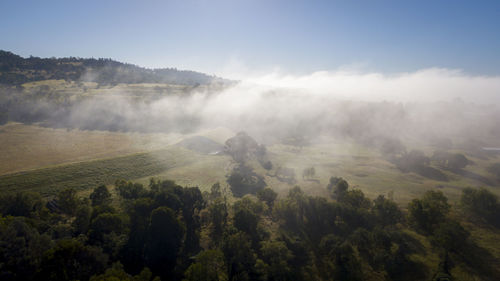 Panoramic view of landscape against sky