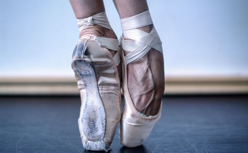 Cropped image of ballet dancer