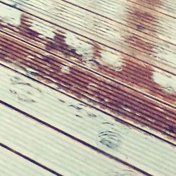 Close-up of wooden plank
