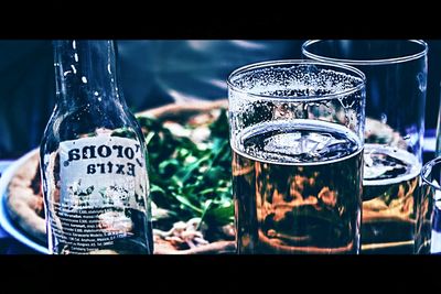 Close-up of food on table