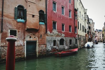 Boats in canal