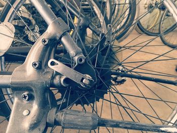 Close-up of machine part