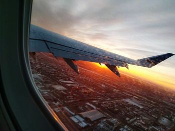 Cityscape at sunset